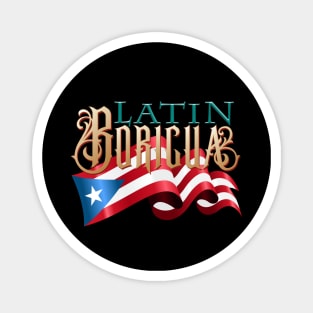 Latin Boricua Spanglish Magnet